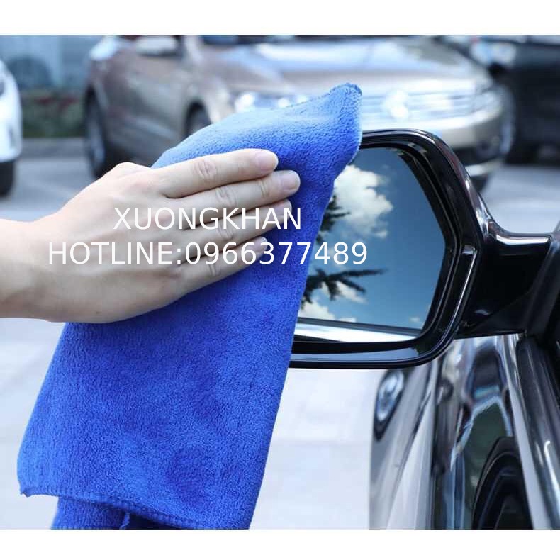 Khăn lau xe kt 30x30 Microfiber mềm mịn thấm hút nước tốt Chuyên Dụng lau rửa xe hơi, ô tô, xe máy