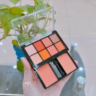 Bảng phấn mắt + má 2in1 odbo thái lan