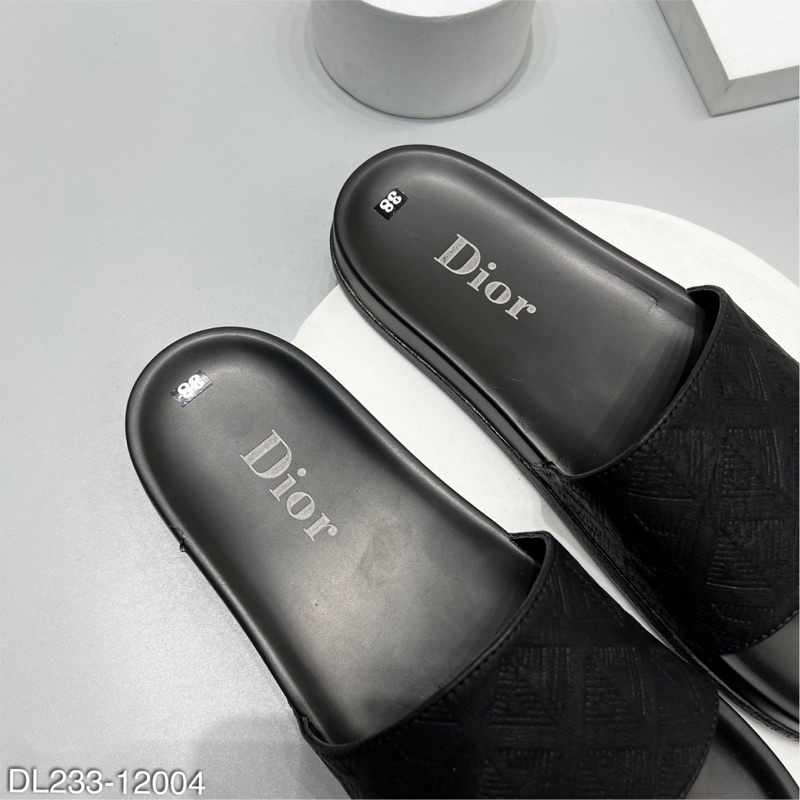 Dép Lê Di.or Hoạ Tiết, Đế Chống Trơn Trượt