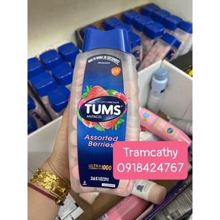 Tums antacid 265 viên kẹo nhai tiêu hoá