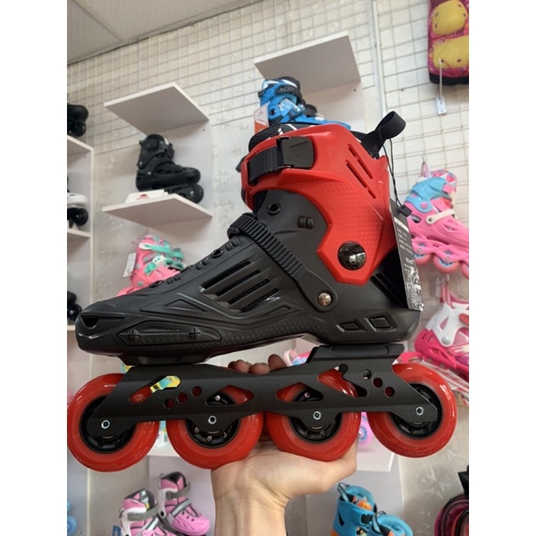 Giày patin người lớn cao cấp LS-6 frame hợp kim, bánh cao su