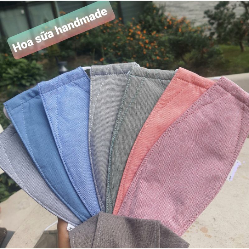 Khẩu trang vải 3D dáng KF94  3 lớp