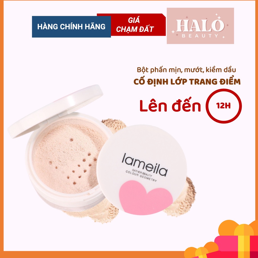 Phấn phủ kiềm dầu trang điểm makeup da nhạy cảm da khô da dầu da nhạy cảm nội địa Trung
