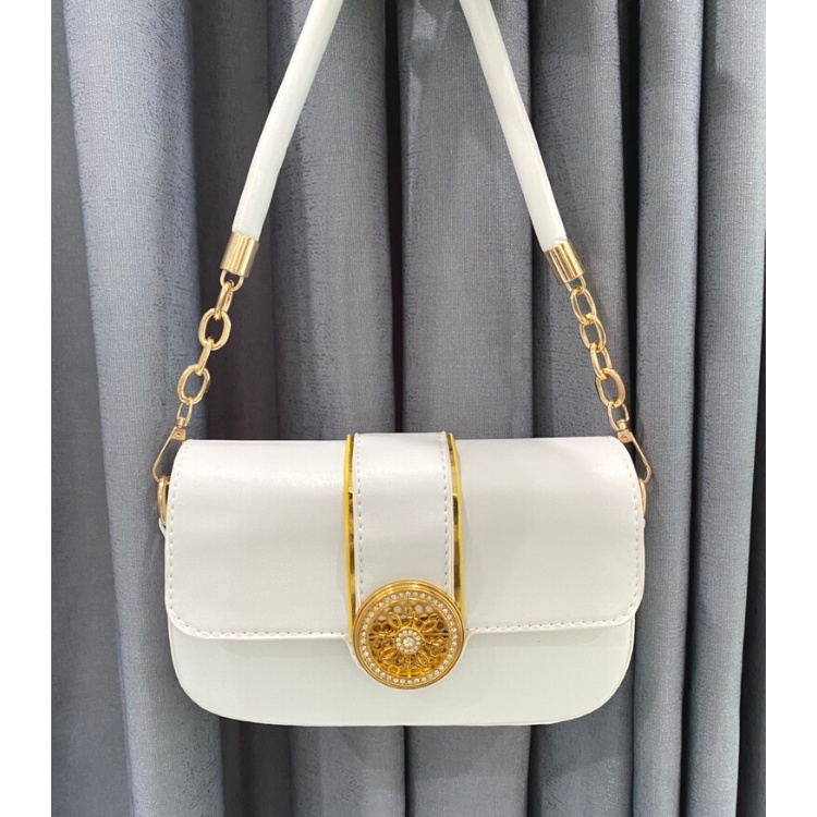 Túi Xách Nữ Đeo Chéo 2 Dây,  Túi Xách Đeo Chéo Khóa Tròn - T114