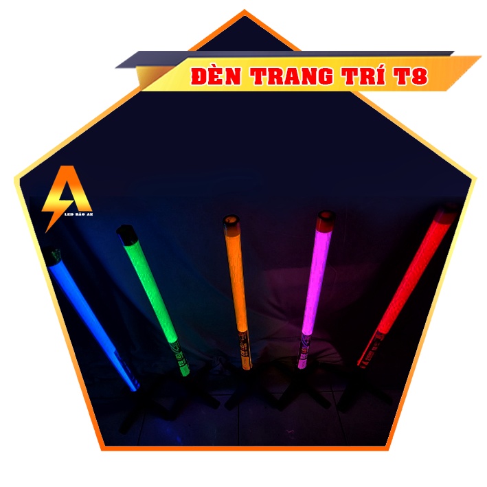ĐÈN TUÝP LED MÀU TRANG TRÍ DÀI 1M2 18W