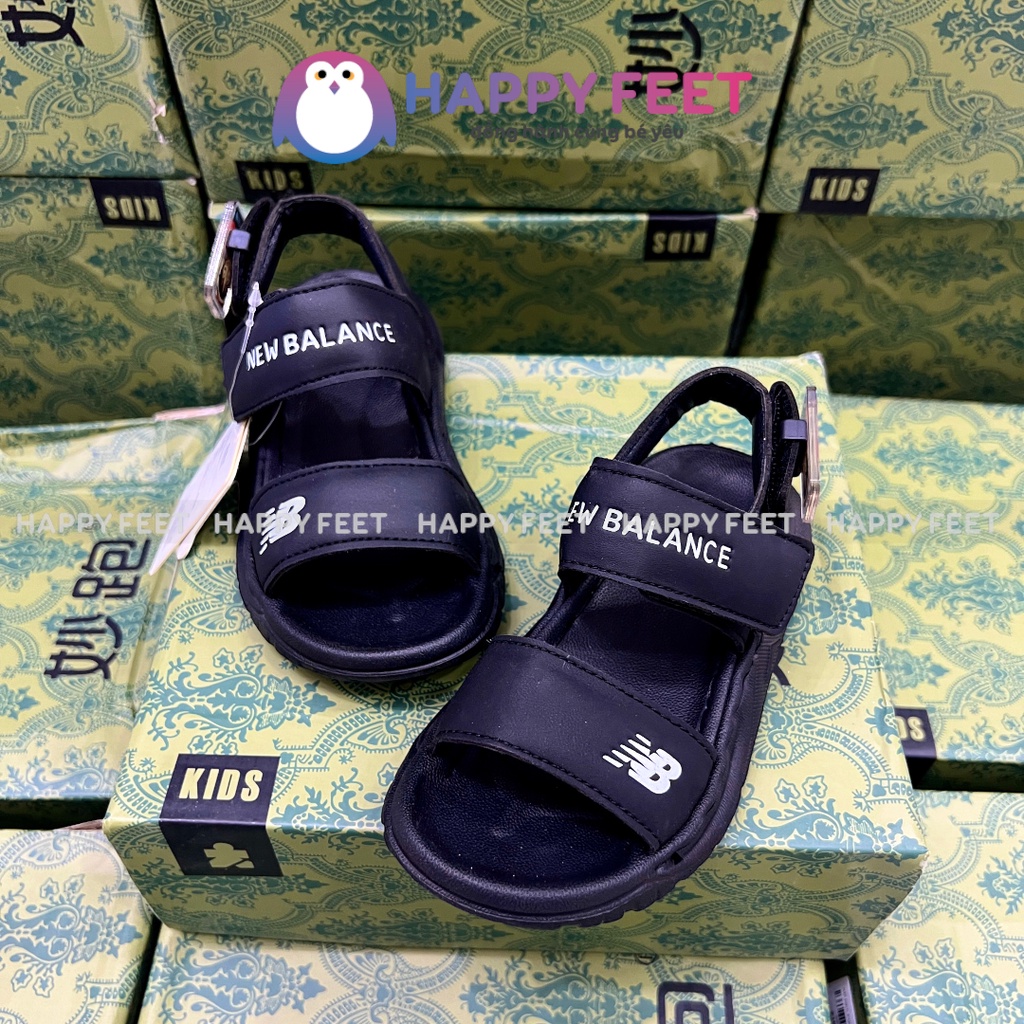 Dép quai hậu cho bé trai bé gá,i xăng đan siêu nhẹ chống trơn không thấm nước cho bé 2-10 tuổi - Happy Feet No612