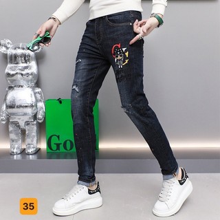 Quần jean nam chất bò cao cấp hàn quốc đẹp giá rẻ  AT 35
