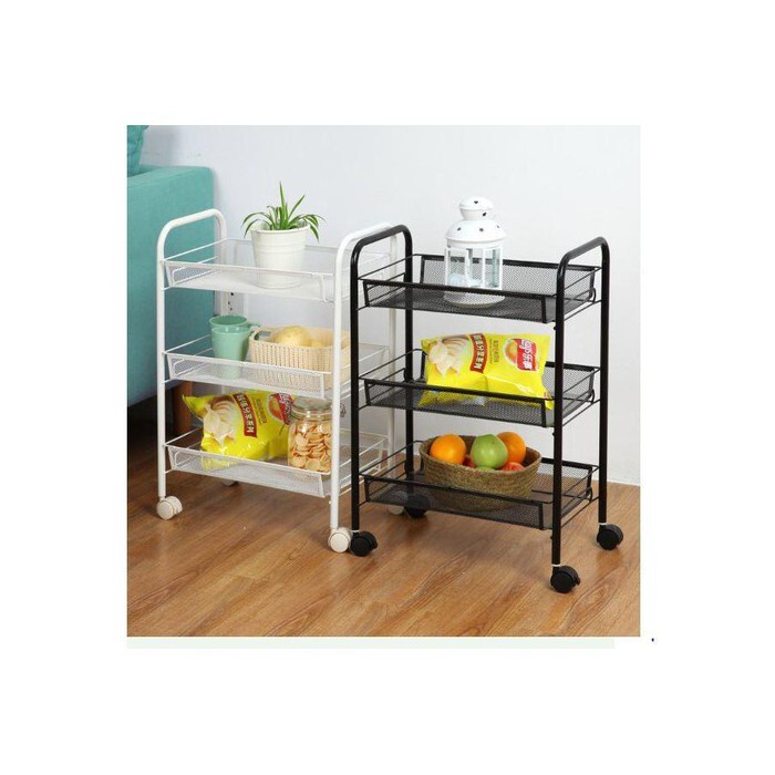 Xe Đẩy Spa Khay Thép Lưới, Kệ Đa Năng Cao Cấp