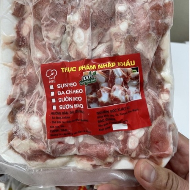 Sụn heo thái mềm giòn ngon khay 500gr