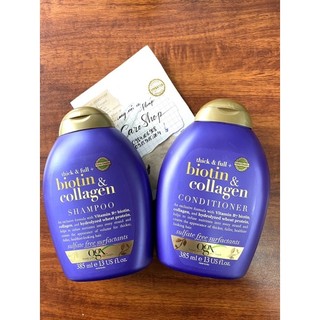Cặp dầu gội xả BIOTIN COLLAGEN tím