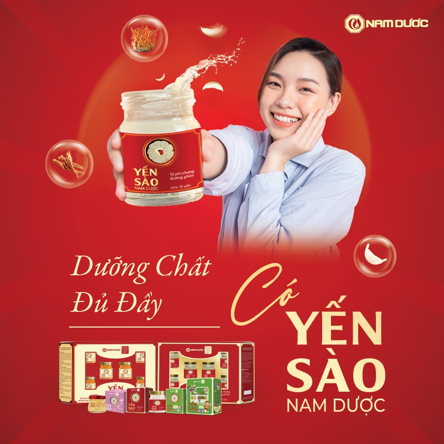 [Combo 5 hũ] Yến sào Nam Dược tổ yến chưng mật ong lọ 70ml, bổ sung dưỡng chất, bồi bổ sức khỏe, tăng sức đề kháng