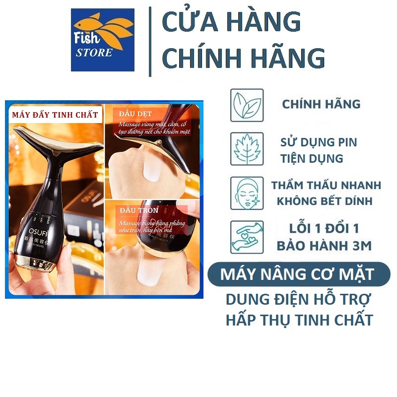 Máy Massage Osufi Nâng Cơ Mặt, Đẩy Dưỡng Chất Tăng Sinh Collagen Giúp Trẻ Hoá Da