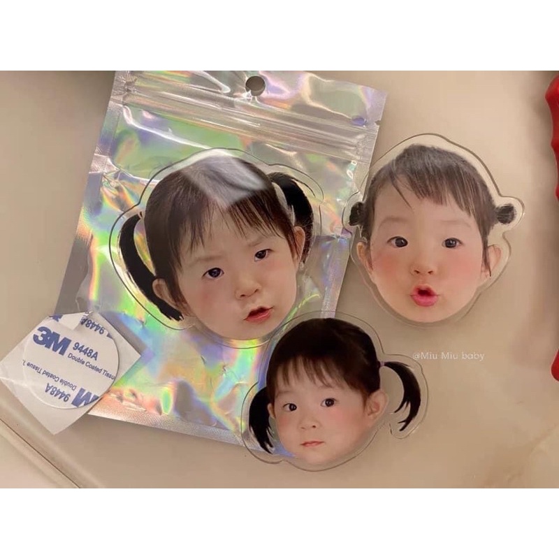 Giá đỡ IRING in hình bé yêu phong cách Hàn Quốc