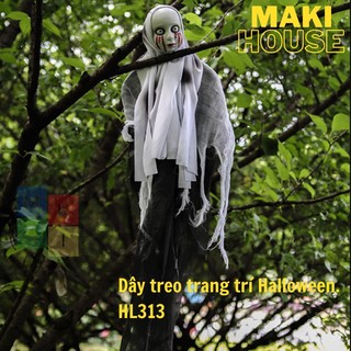 Halloween Đầu lâu con ma dây treo trang trí bữa tiệc Halloween