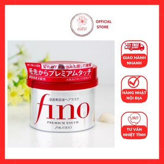 Kem ủ tóc fino shiseido Nhật Bản, ủ tóc phục hồi hư tổn khô xơ dưỡng mềm mượt