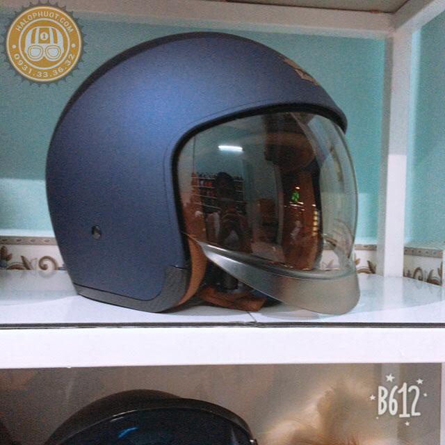 Nón bảo hiểm 3/4 kính âm 139 royal bảo hành 12 tháng tặng túi đựng nón