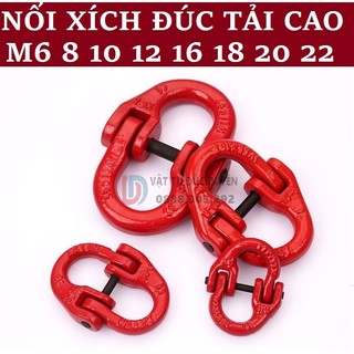 Nối xích đúc, khóa vòng đôi tải cao M 6 8 10 12 16 18 20 22 MM