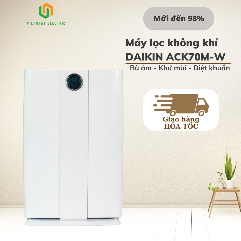 Máy lọc không khí DAIKIN ACK70M-W Bù ẩm - Khử mùi - Diệt khuẩn Daikin 73W