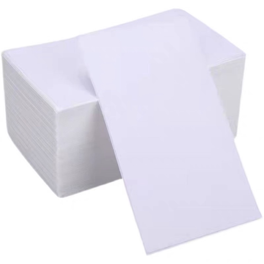 Giấy in nhiệt, Decal Tự Dính dạng tập A7, 76x130mm, có sẵn lớp dán dính, in đơn hang TMDT, In bill đơn vị vận chuyển.