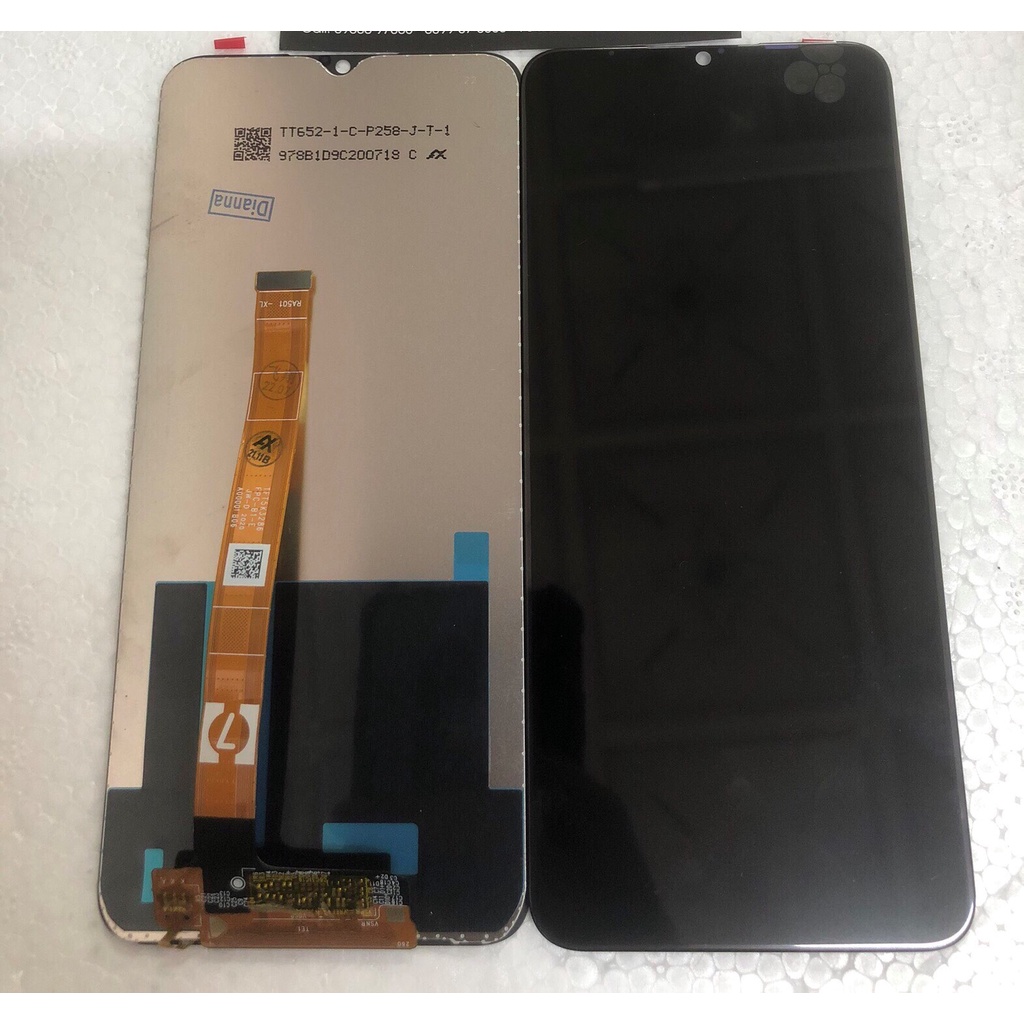 Màn oppo A16k / realme C11 / C12 / C15 / A15 / A15S New Full bộ màu đen Bảo hành 3 tháng Tặng kèm keo+tuavít+cườnglực+