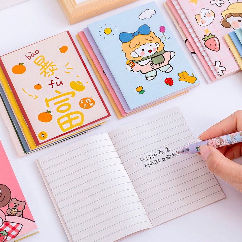 Sỉ 10 Sổ Tay Ghi Chép Mini Hàn Quốc In Hình Dễ Thương - Quà tặng Sổ cầm tay mini nhiều hình xinh xắn Br 00642