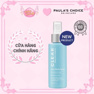[PAULA'S CHOICE] Xịt toàn thân ngăn ngừa mụn Clear Acne Body Spray (Mã 6240)