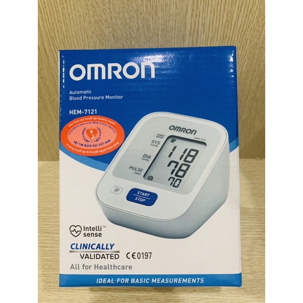 OMRON (chính hãng)_Máy đo huyết áp bắp tay tự động HEM-7121 (Có video bên dưới)