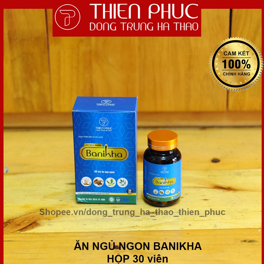 Ăn Ngủ Ngon Banikha Thiên Phúc [ 30 viên]