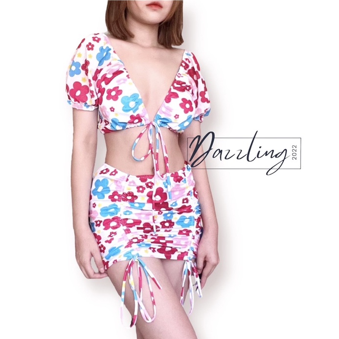 [ HÌNH THẬT ] Bikini hai mảnh hoa - B13