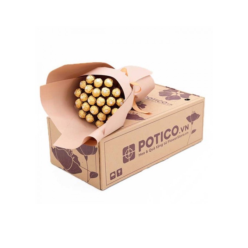 Toàn quốc [Evoucher] Potico.vn Phiếu quà tặng Bó hoa Chocolate As Sweet As You