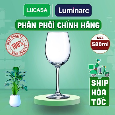 Bộ 4 Ly Rượu Vang Thủy Tinh Luminarc World Wine 580ml - BOL5981 | Phân Phối Chính Hãng
