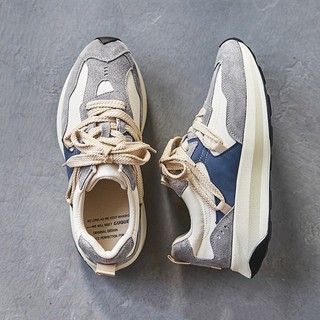Giày sneaker phối da, phong cách trẻ trung CS270