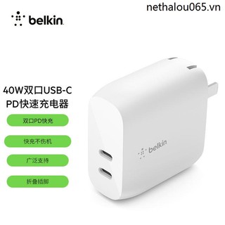 Cục Sạc Nhanh Belkin Belkin 40W Cho Điện Thoại Apple iPhone / iPad Huawei