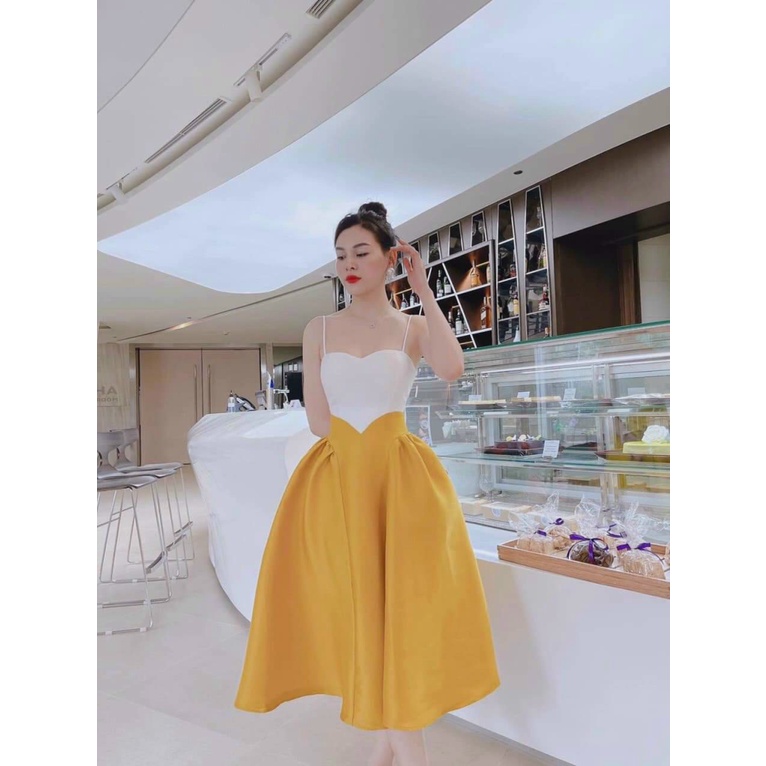ĐẦM TAPTA HAI DÂY CÚP NGỰC ÔM EO DÁNG DÀI PHỒNG CỰC XINH ĐẸP NỮ TÍNH ĐI CHƠI DỰ TIỆC MẪU MỚI CỰC HOT ILOVECARE