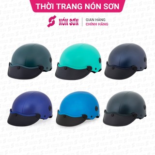 Mũ bảo hiểm nửa đầu lỗ thông gió chính hãng NÓN SƠN - Màu sắc đa dạng trẻ trung