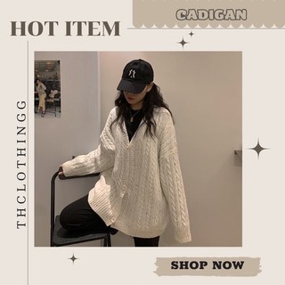 Áo Cadigan len thừng