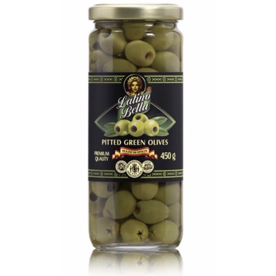 Trái oliu xanh không hạt 450g