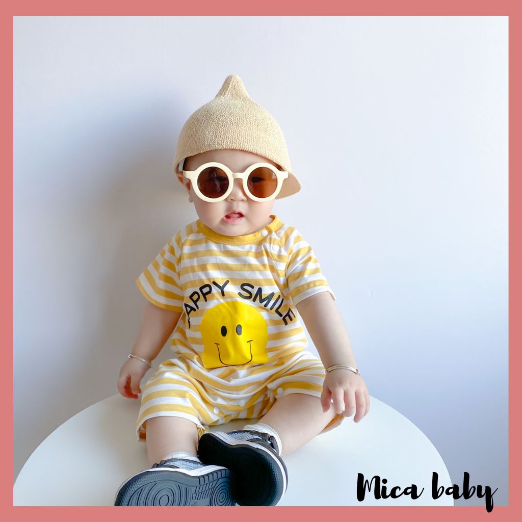 Kính râm cho bé từ 1 - 6 tuổi kiểu dáng gọng tròn đáng yêu K01 Mica baby