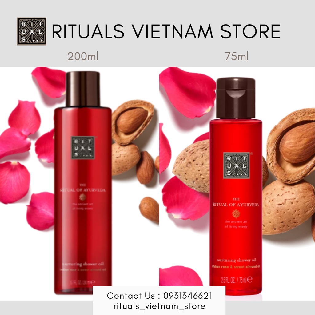 Dầu Tắm Dưỡng Da The Rituals Of Shower Oil