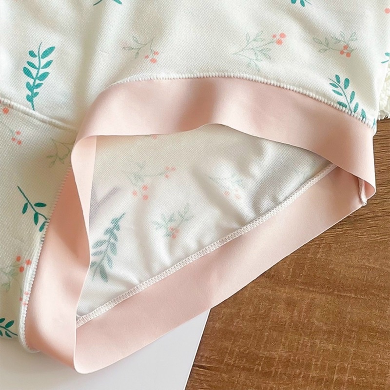 Quần lót cotton viền su hoạ tiết trẻ trung siêu co giãn (shop bao chất) 2096 (lẻ 1c)