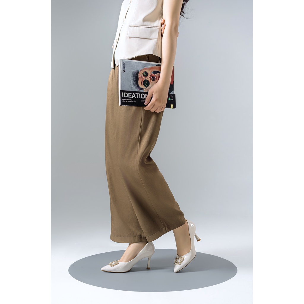 Giày cao gót nữ 7p mũi nhọn đính đá đẹp thời trang GB BQ9274