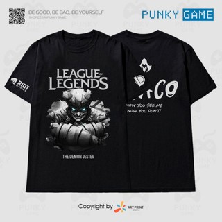 Áo thun Liên Minh Huyền Thoại (LMHT) SHACO Digital Art Black T-Shirt ngắn tay