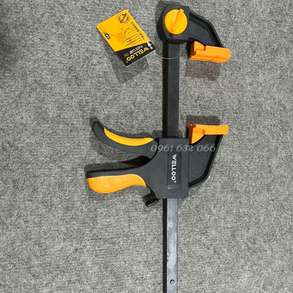 Cảo kẹp nhanh, Thanh kẹp gỗ WELLOO Chính hãng - Size 6inch, 8 inch, 10 inch PCP3216