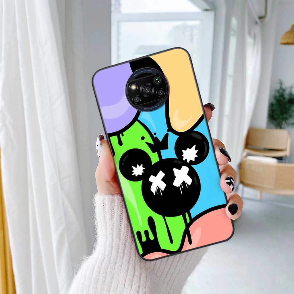 Ốp lưng Xiaomi Poco X3 / Poco X3 Pro hình kaws bearbrick gấu siêu đẹp, ốp rẻ bền đẹp