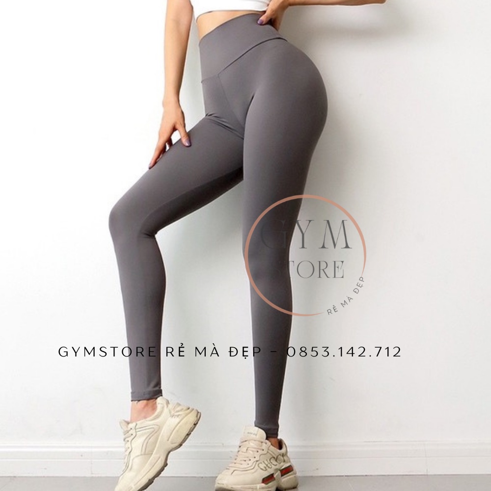 Quần Tập Gym Yoga Legging Lulu Chun Mông Sexy Thể Thao Nữ❤️𝐇𝐀̀𝐍𝐆 𝐗𝐈̣𝐍❤️ Thun Poly Co Giãn Gen Bụng Nâng Mông 921