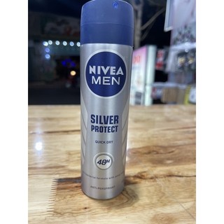 Xịt khử mùi nam Nivea Silver Protect 150ml phân tử bạc