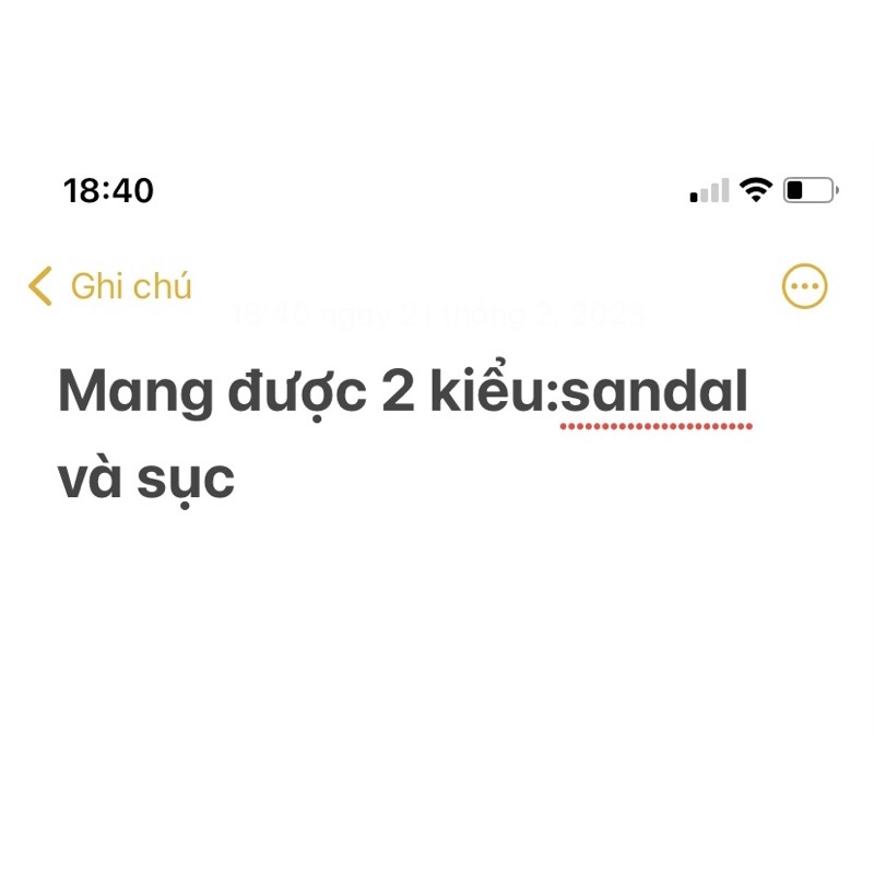 Dép sục sandal đế cao xỏ ngón đính đá đế bằng