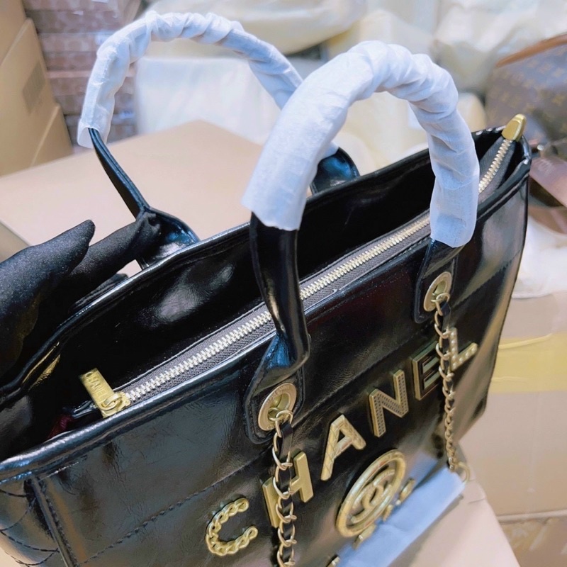 Túi công sở nữ đen Cnl quai xách đeo chéo