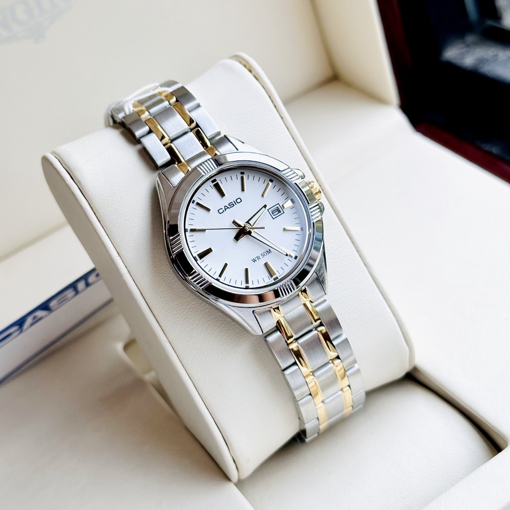 Đồng hồ nữ dây thép Casio LTP 1308SG 7A