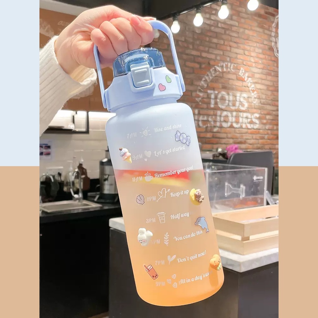 Bình nước chia vạch 2000ml,chịu được nước nóng